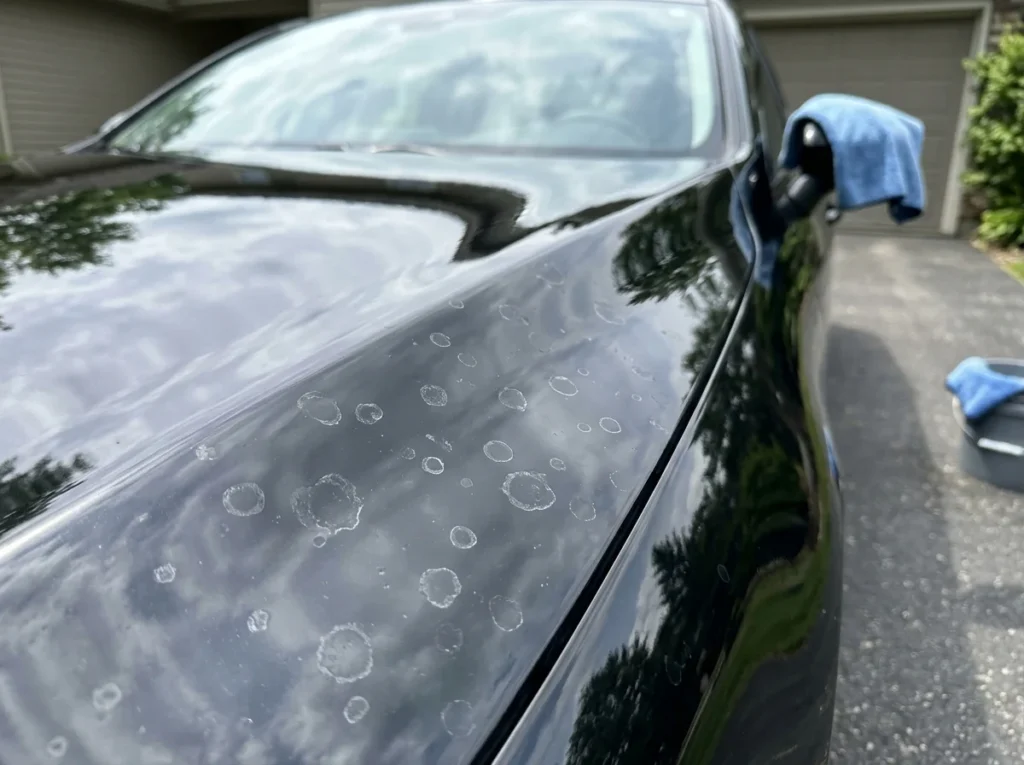 Water Spots Stay Even After the Car Is Clean
