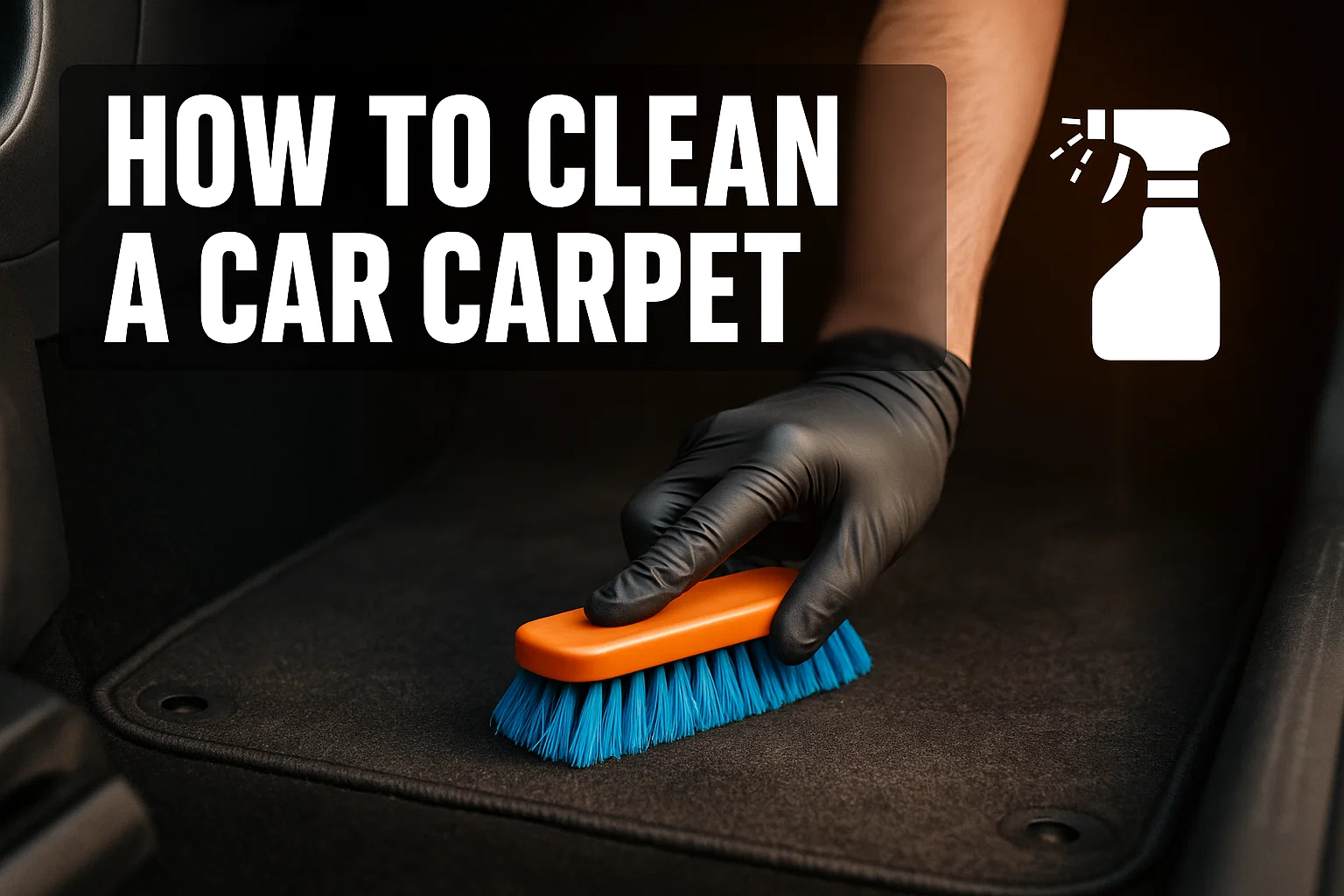 how to clean car carpets