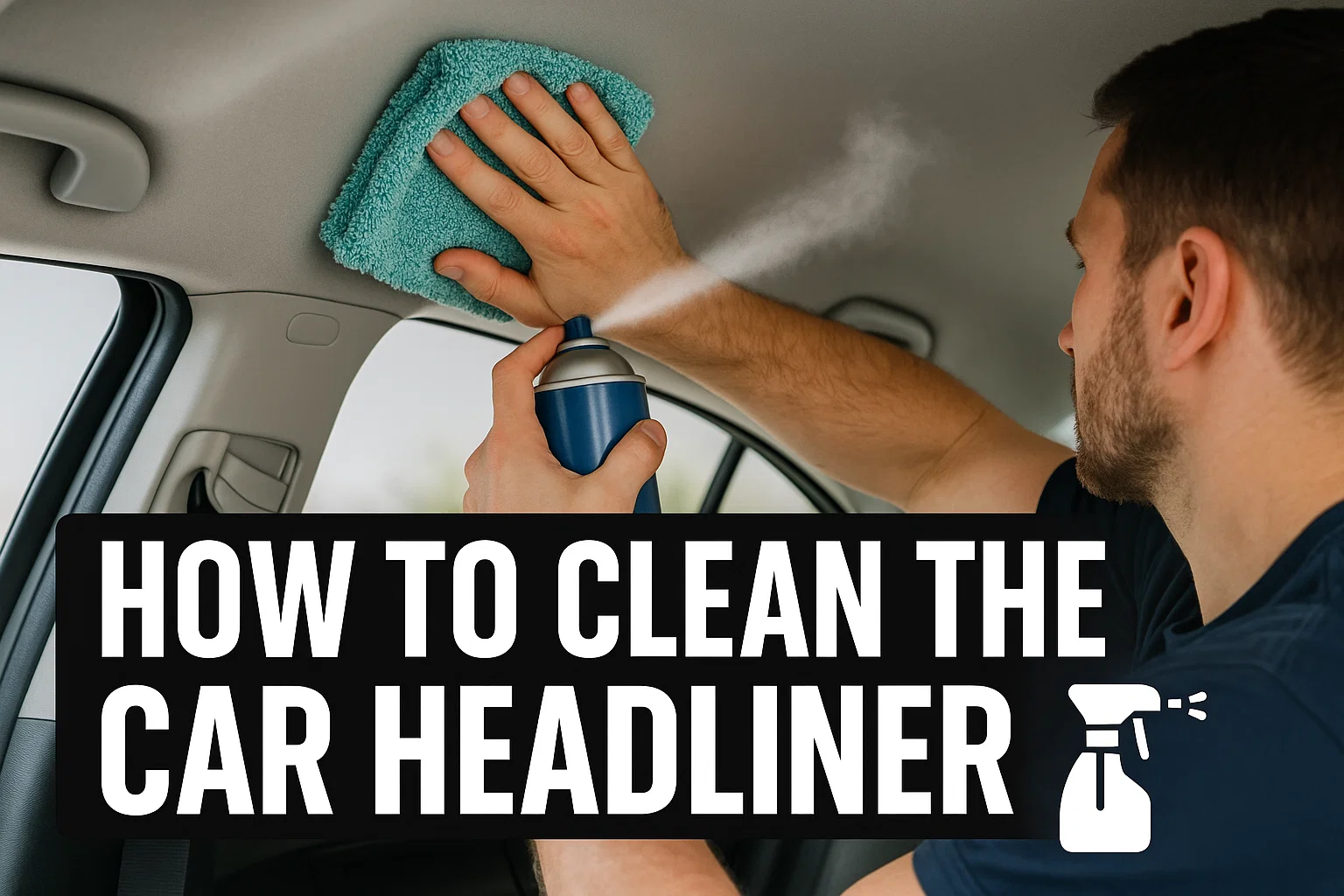 how to clean car headliner