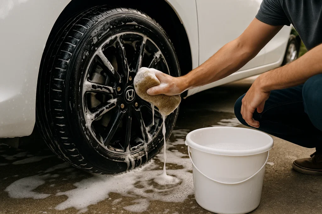 Clean Wheels and Tires First