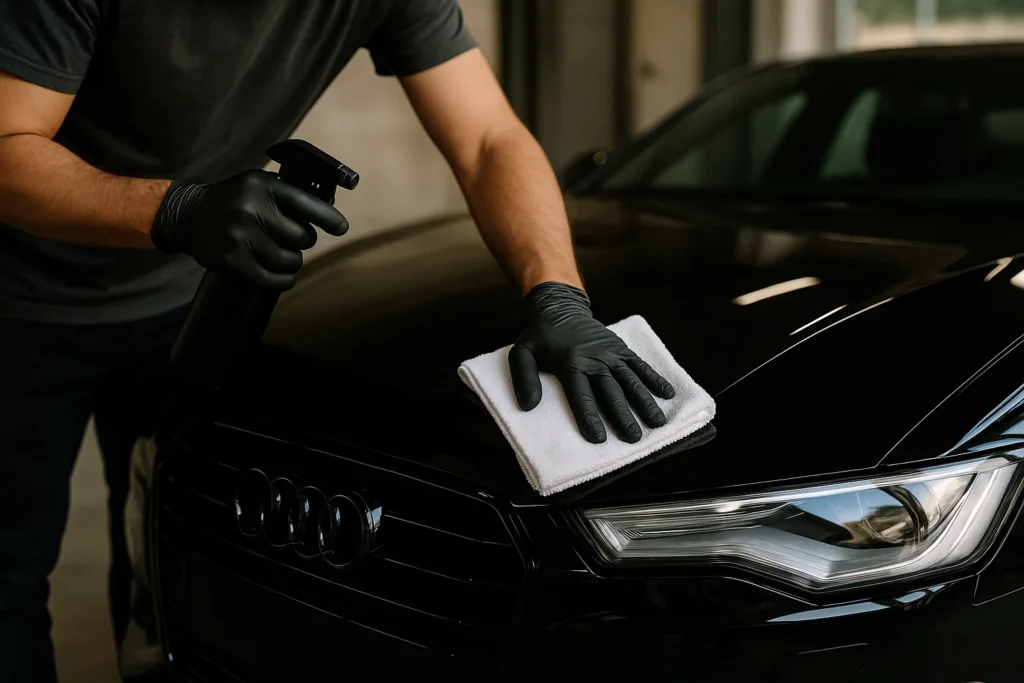 How to Maintain a Showroom Gloss on Black