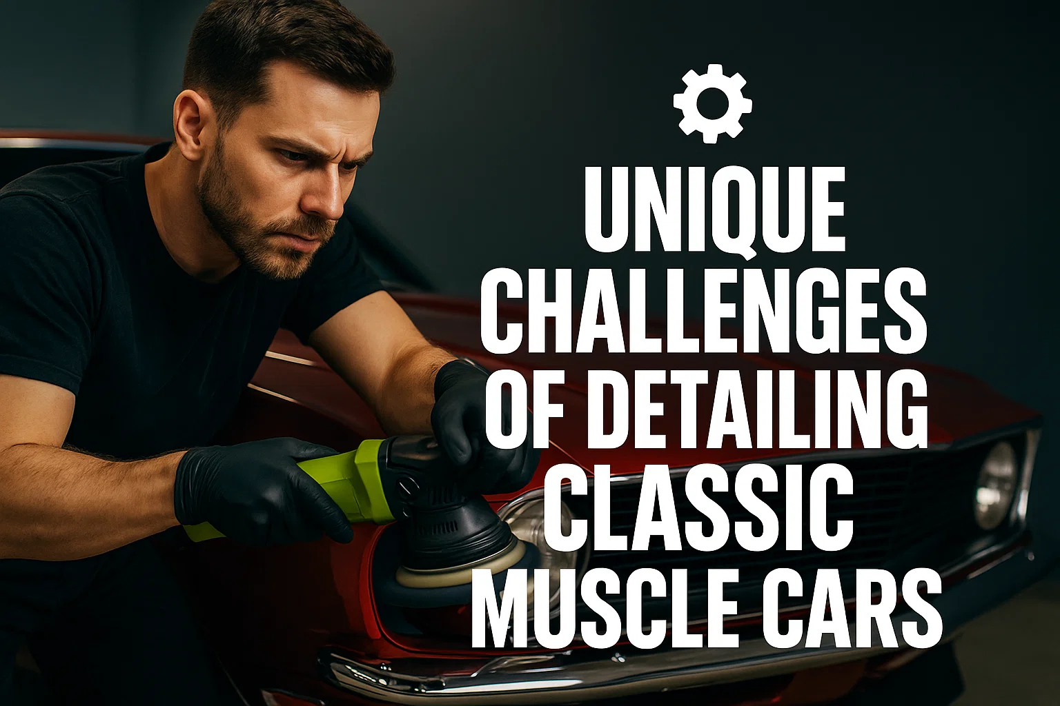 Unique Challenges of Detailing Classic Muscle Cars