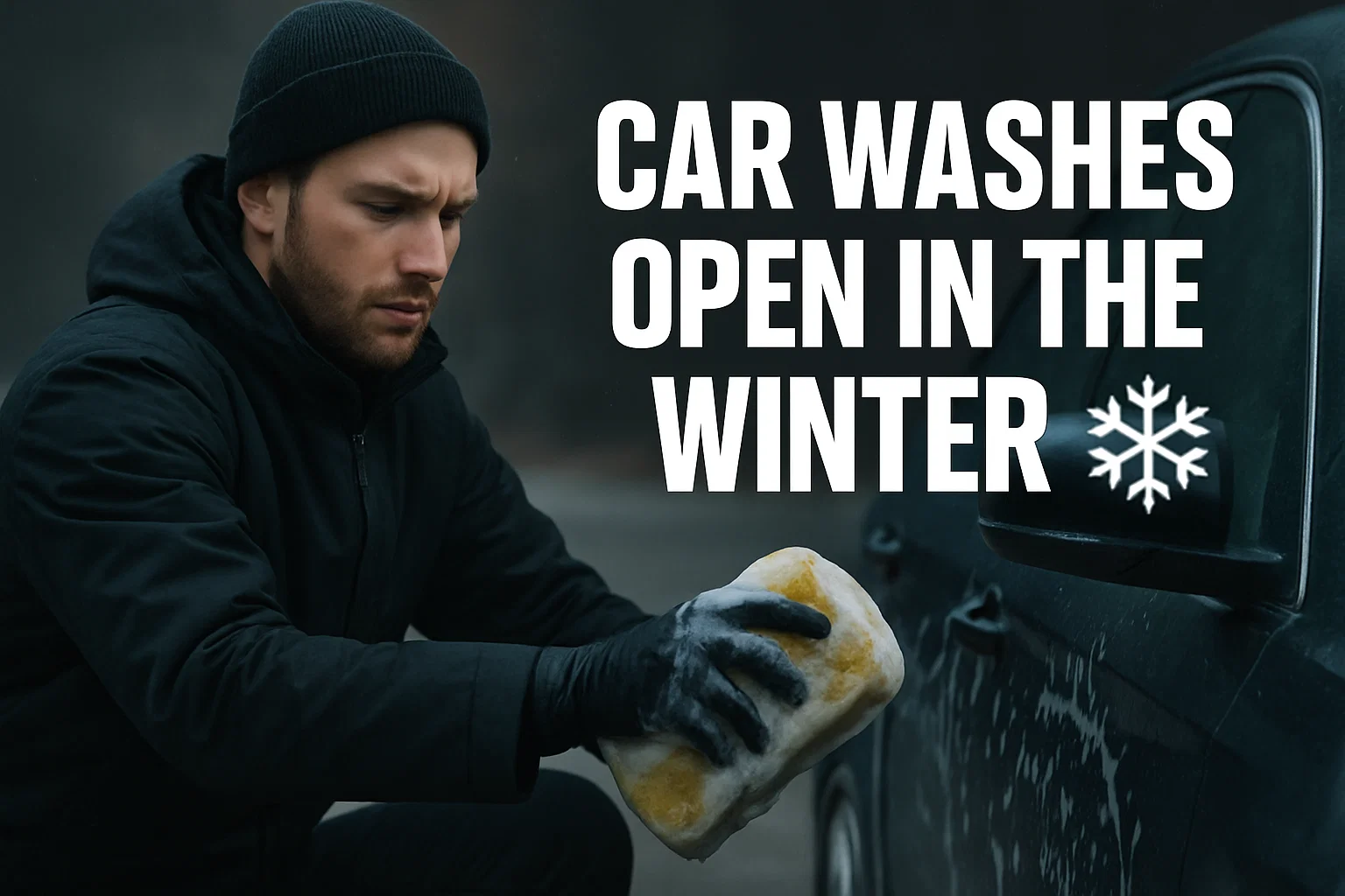 Car washes open in the Winter