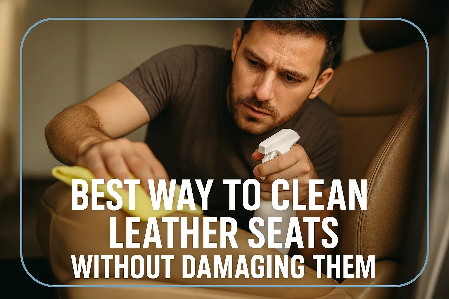 Best Way to Clean Leather Seats Without Damaging Them