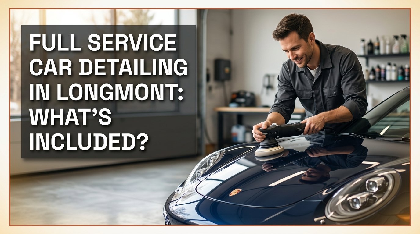 Full Service Car Detailing in Longmont: What’s Included?