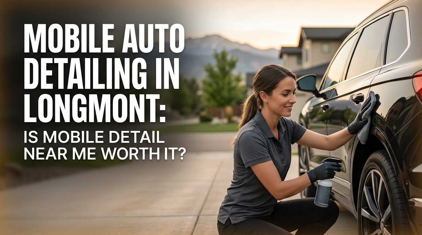 Mobile Auto Detailing in Longmont: Is Mobile Detail Near Me Worth It?