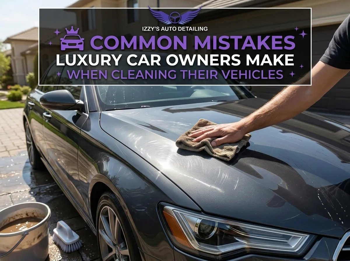 Common Mistakes Luxury Car Owners Make When Cleaning Their Vehicles